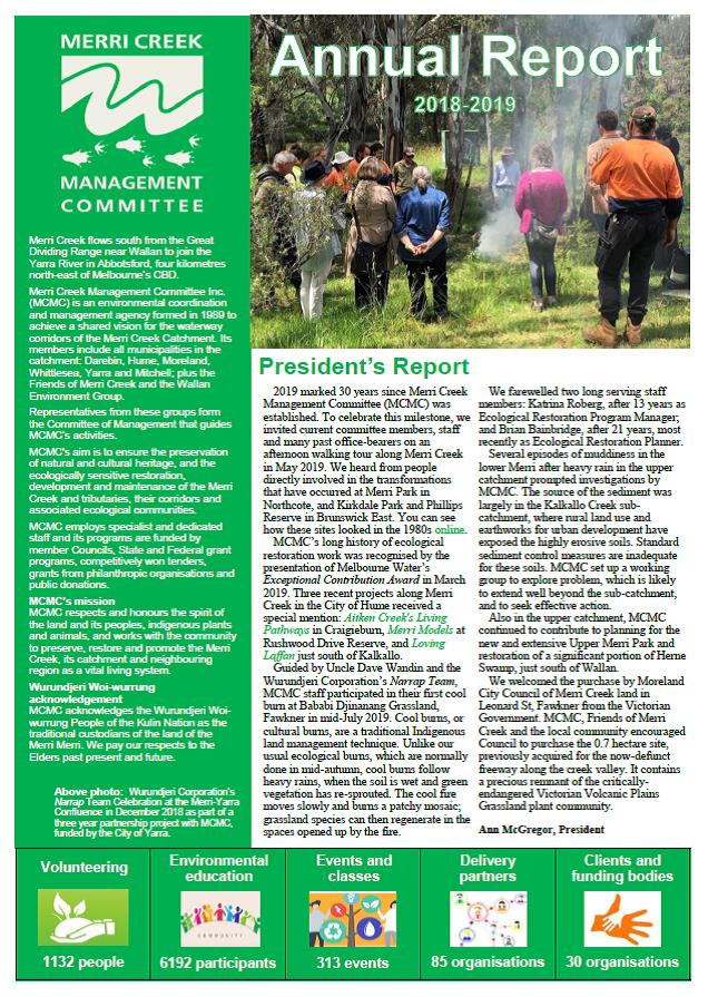 2019 Annual Report cover web