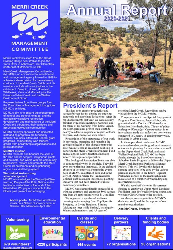 Annual Report 2021 Front page