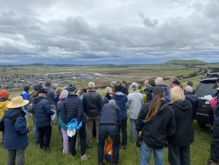 Group view From Green Hill FOMC Bus Tour 2024 Claire Weekley 1