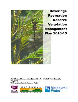 Beveridge recreation reserve vegetation management plan 2010 15