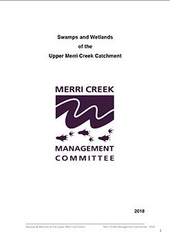 Swamps and Wetlands of the Upper Merri Creek Catchment