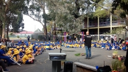 Moreland PS Wurundjeri assembly smoking Apr2019