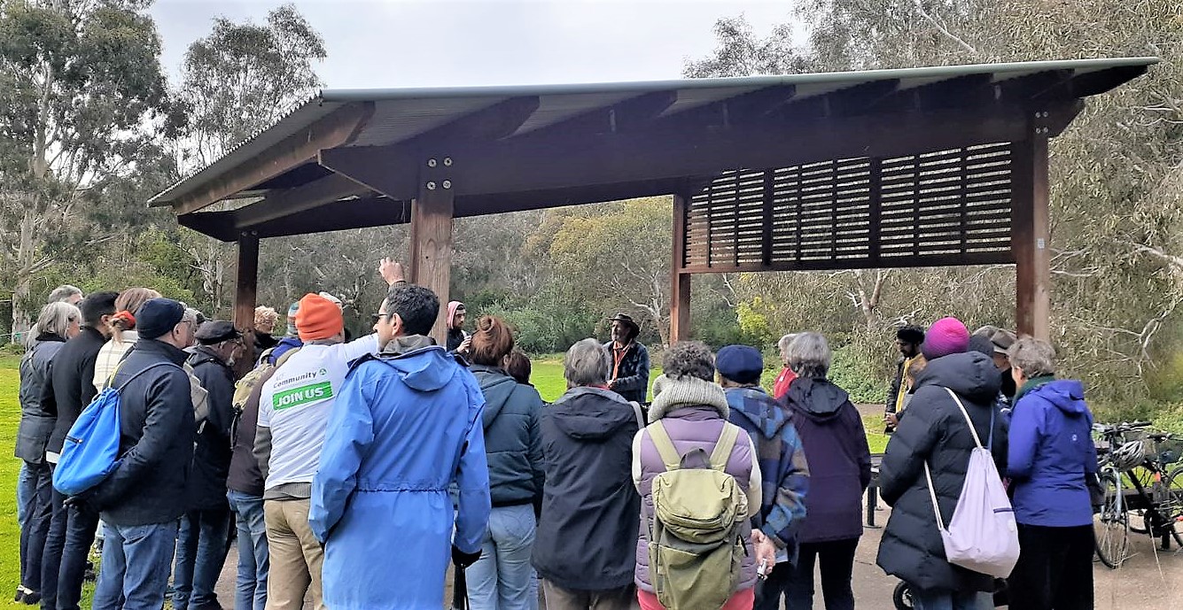 Uncle Dave audience at confluence
