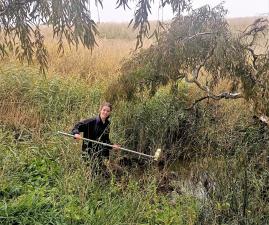Whittlesea College Student in the creek
