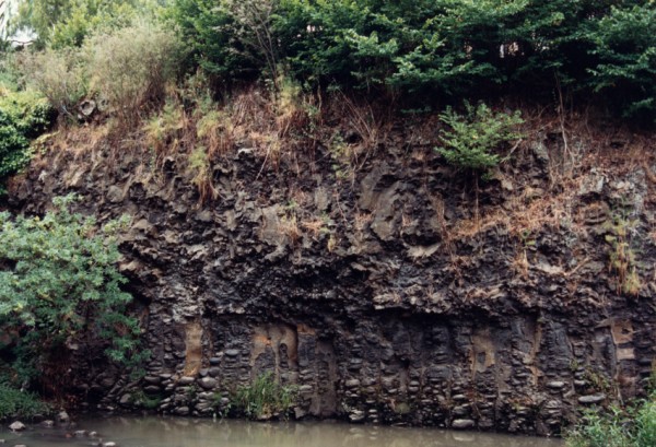 Lava flows at Rushall Station, North Fitzroy, Victoria Australia