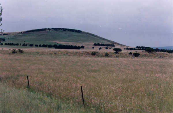 Lava flow at base of Bald Hill, Beveridge, Victoria, Australia