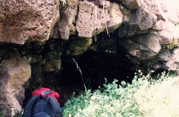 Lava Cave at Creek Parade site, Clifton Hill, Victoria Australia