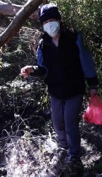 Paul doing litter clean up